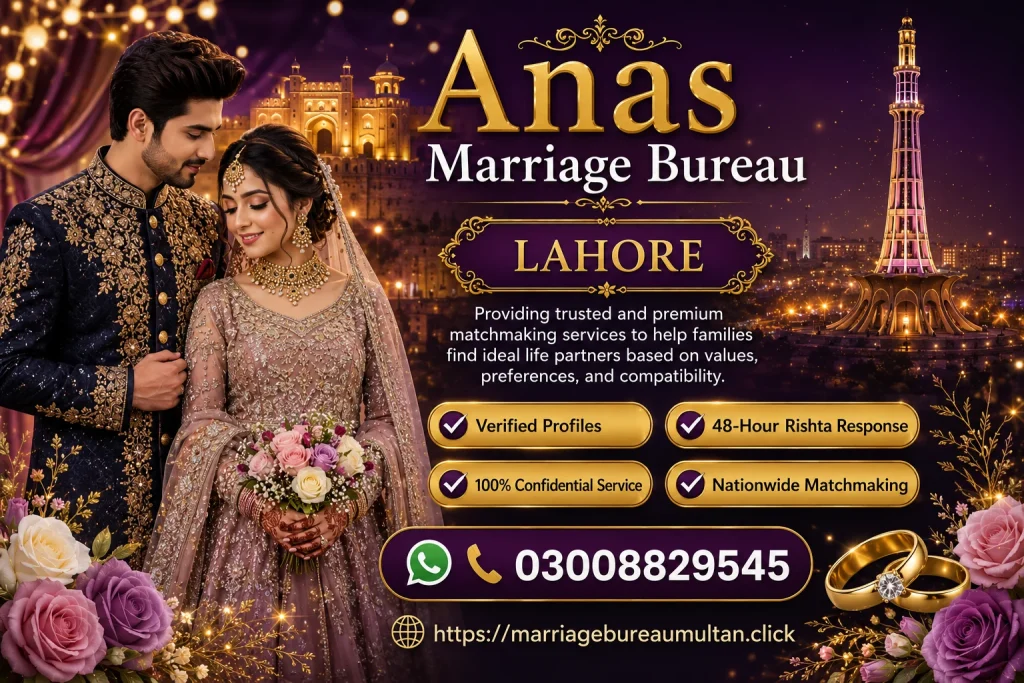 Best Marriage Bureau Lahore