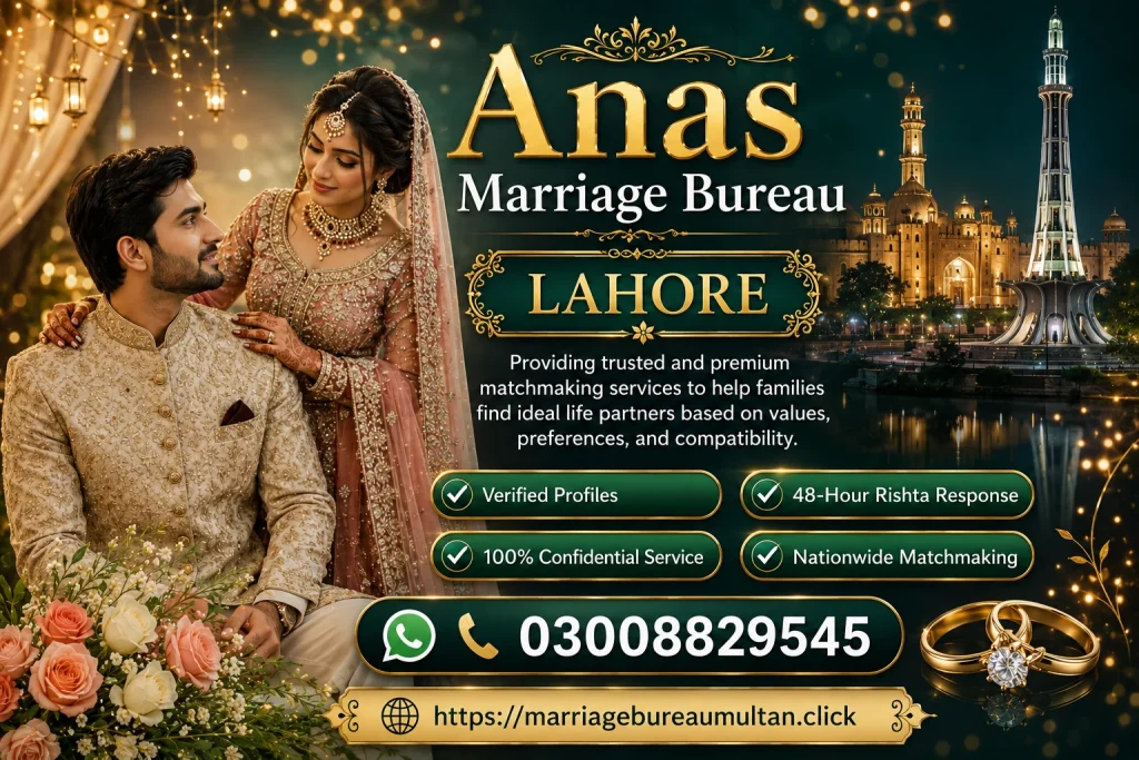 Best Marriage Bureau Lahore
