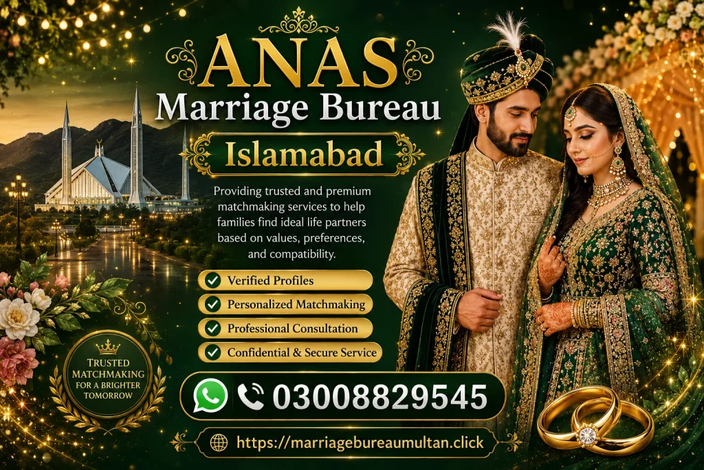 Top Marriage Bureau Islamabad