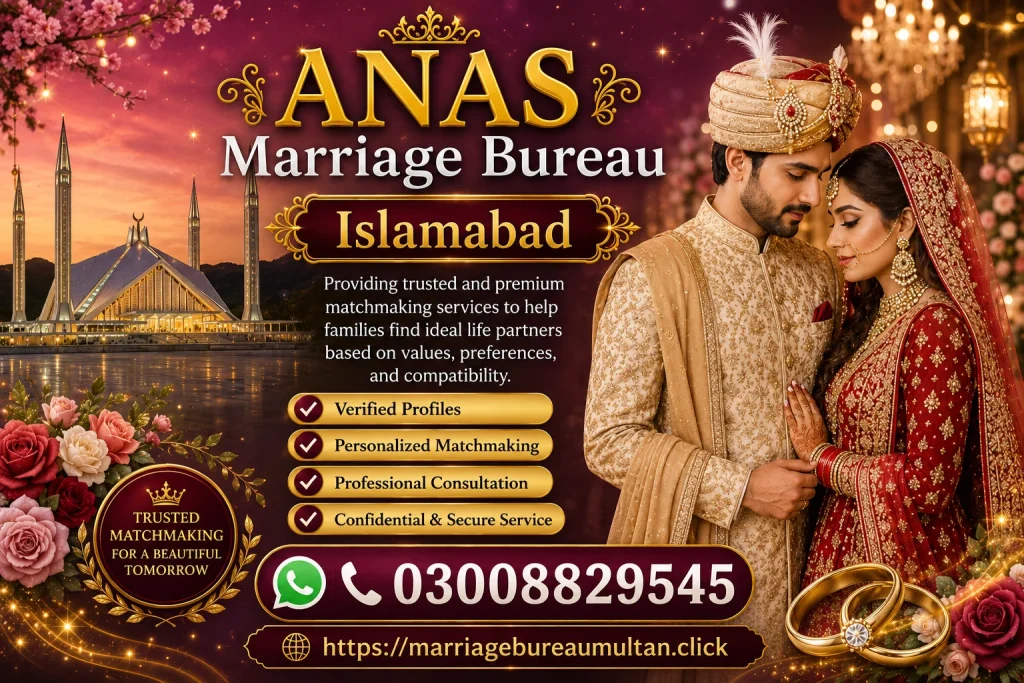 Top Marriage Bureau Islamabad