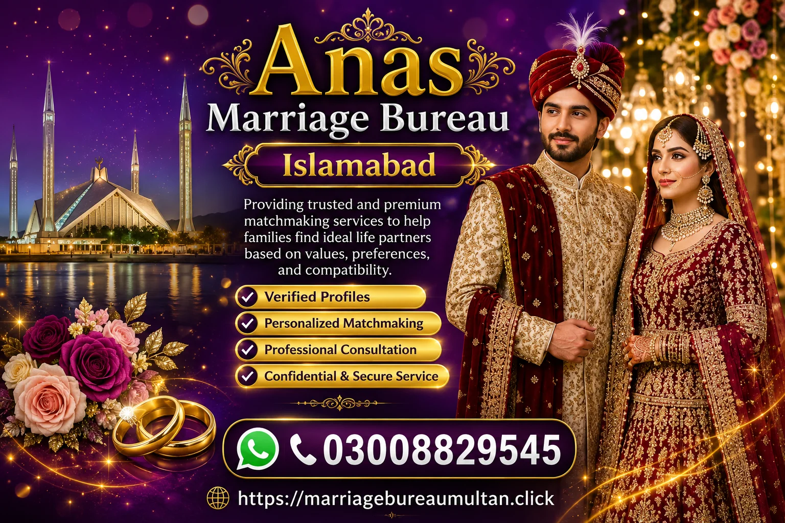 Top Marriage Bureau Islamabad