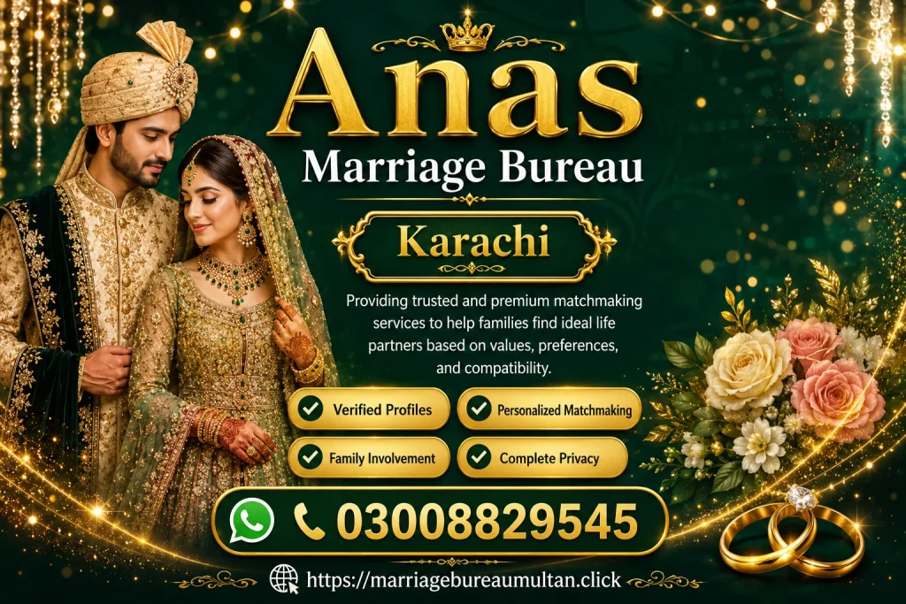 Top Marriage Bureau Karachi