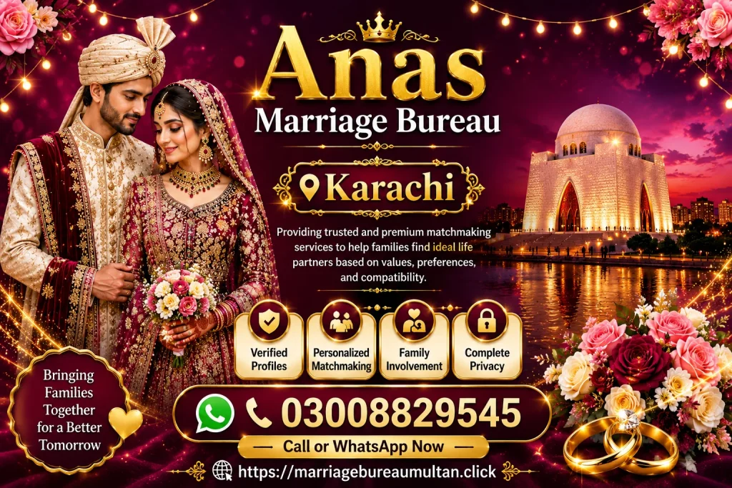 Top Marriage Bureau Karachi